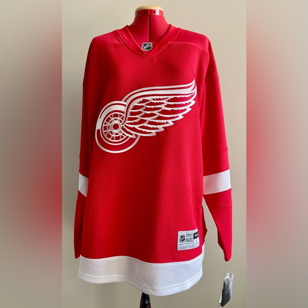 Reebok Redwings NHL jersey NEW with tags Sz. Large - Picture 1 of 10